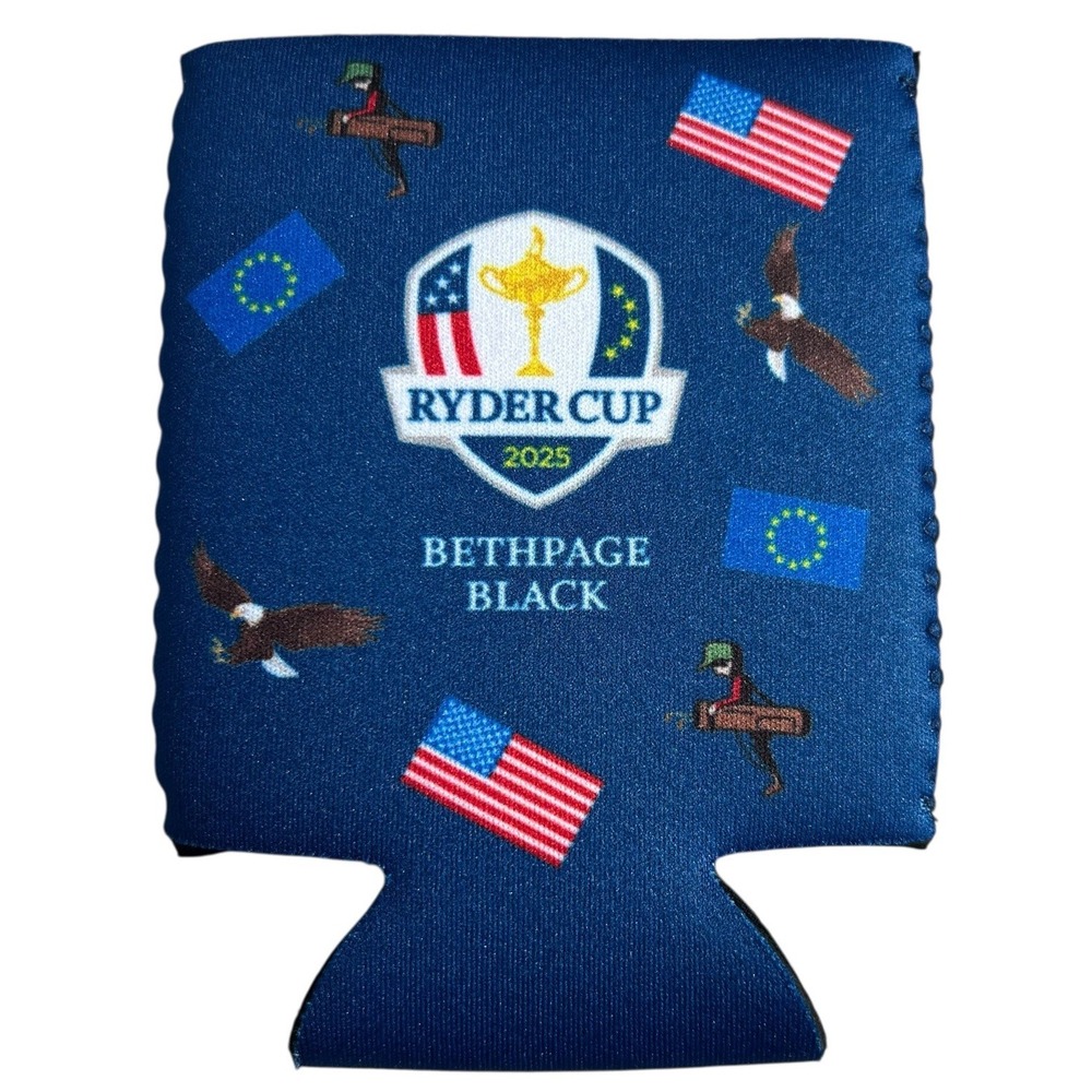2025 Ryder Cup Bethpage Black Golf Neoprene Coozie Can Cooler 12 ounce ⛳️ New